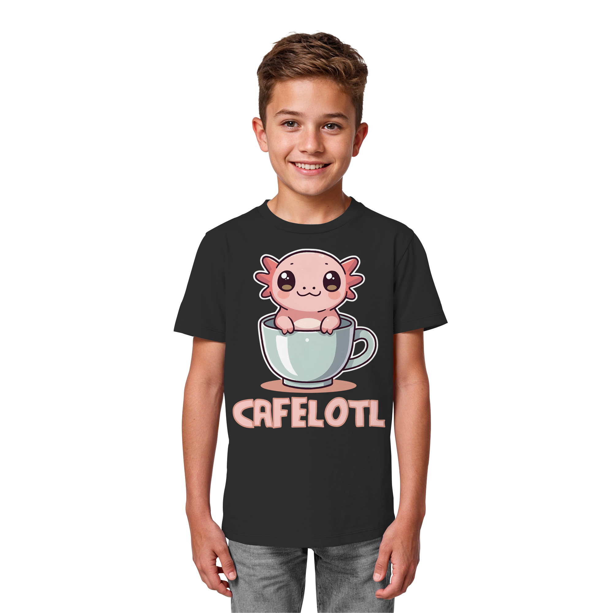 Süßes Axelotl - Kids Organic Shirt