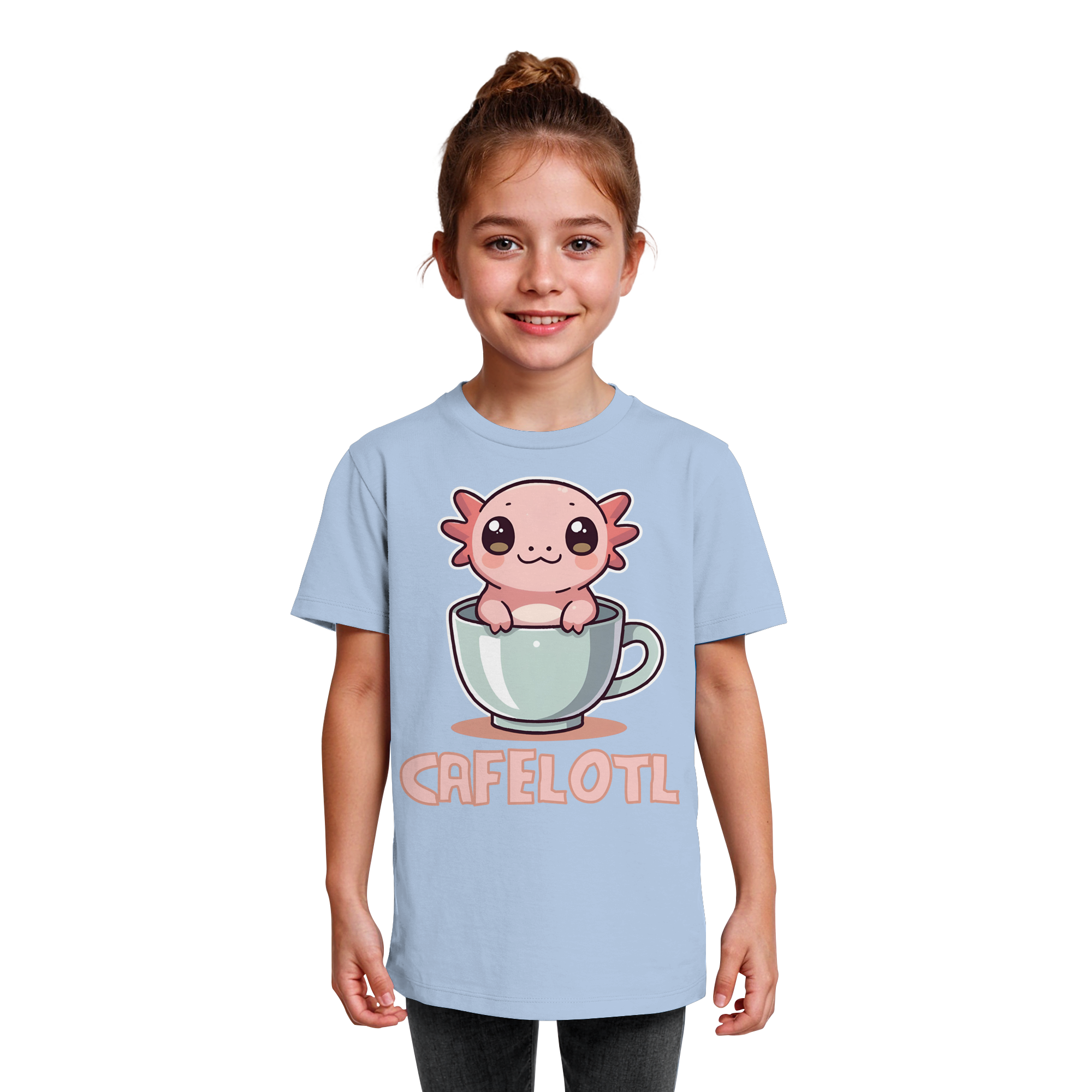 Süßes Axelotl - Kids Organic Shirt