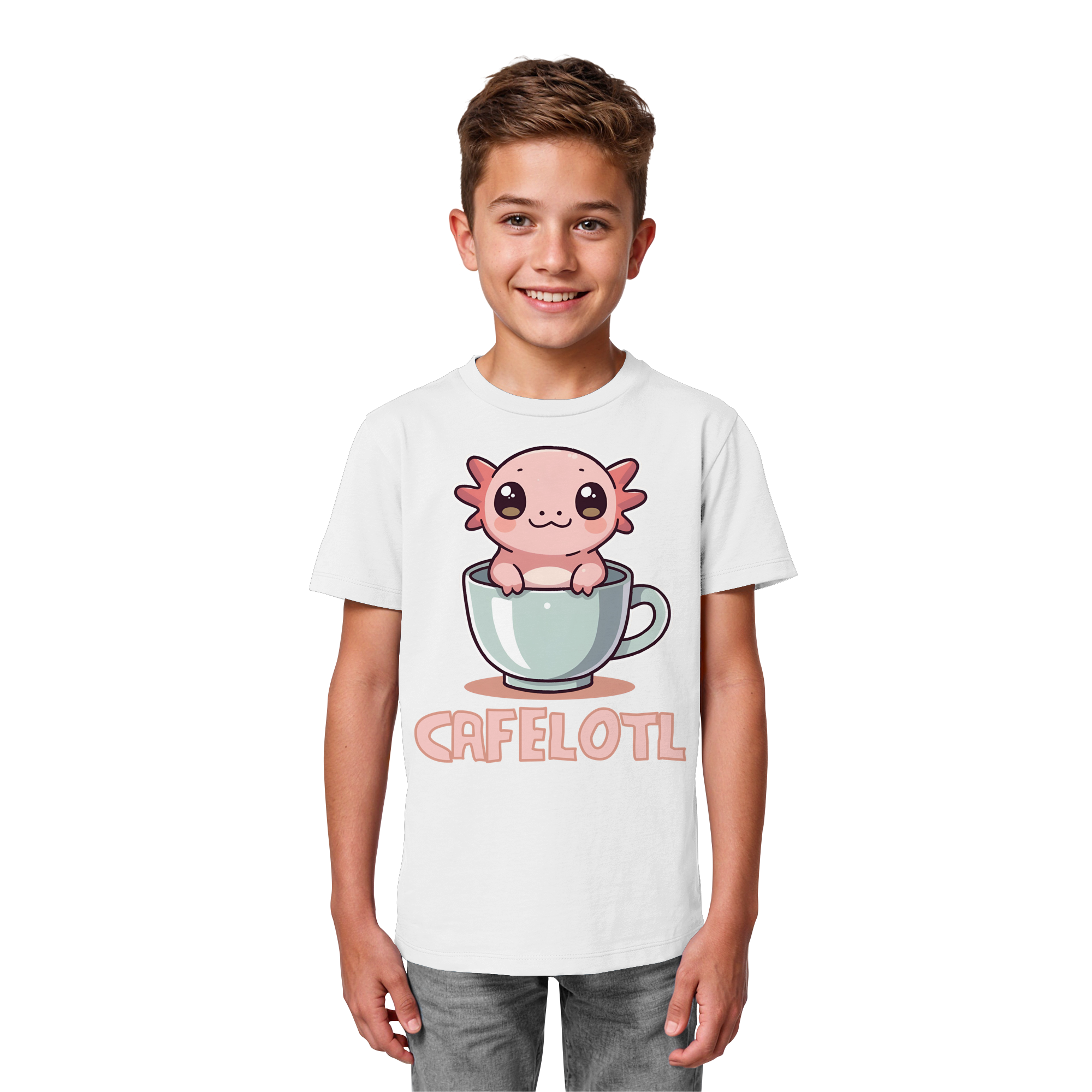 Süßes Axelotl - Kids Organic Shirt