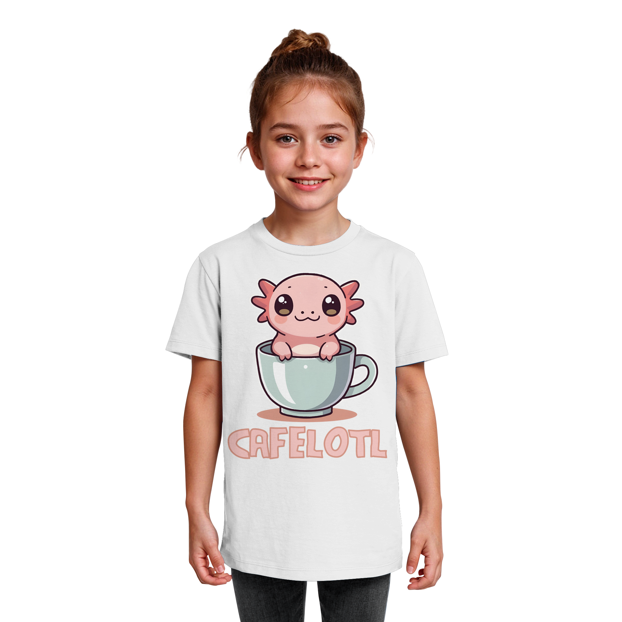 Süßes Axelotl - Kids Organic Shirt