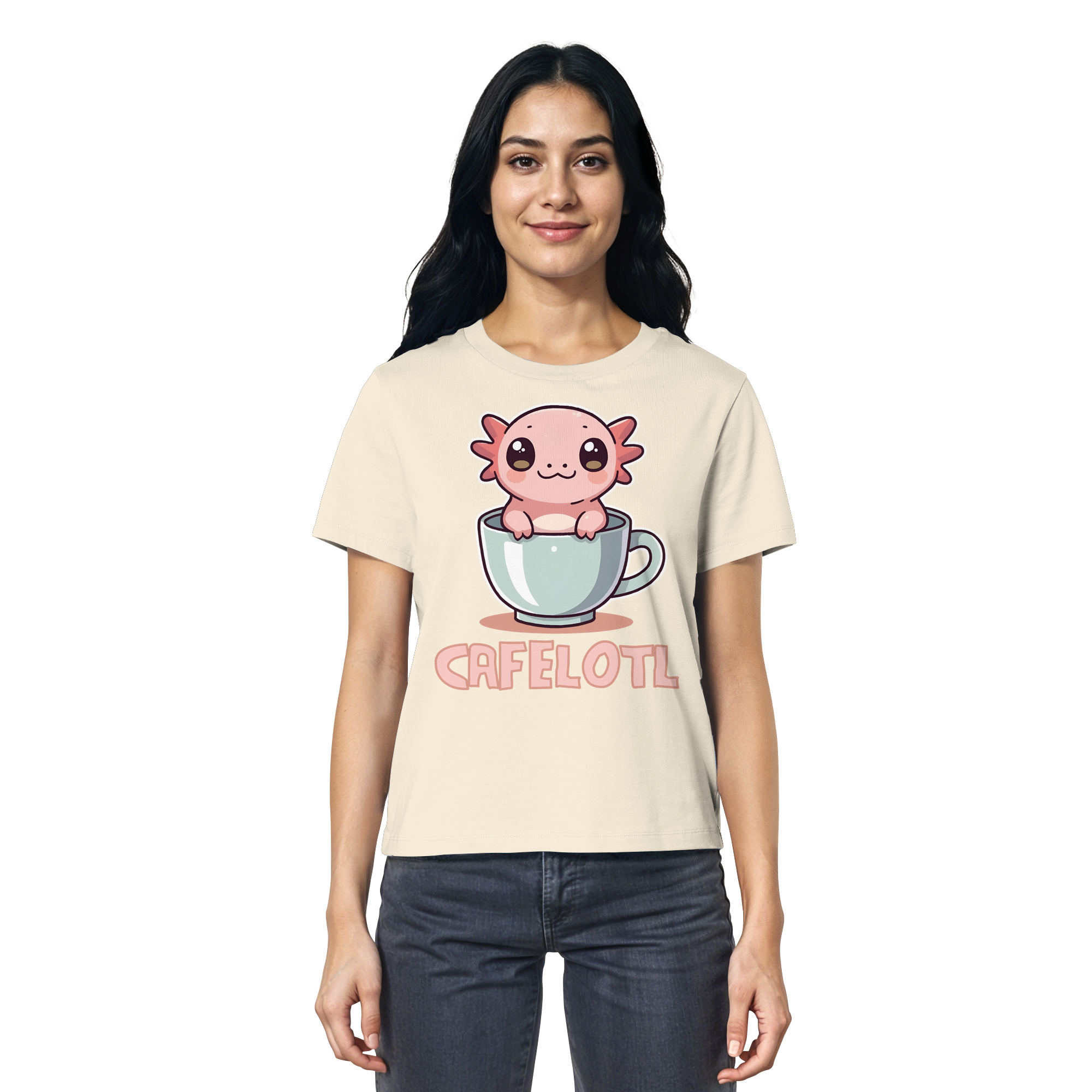 Süßes Axelotl - Ladies Organic Shirt