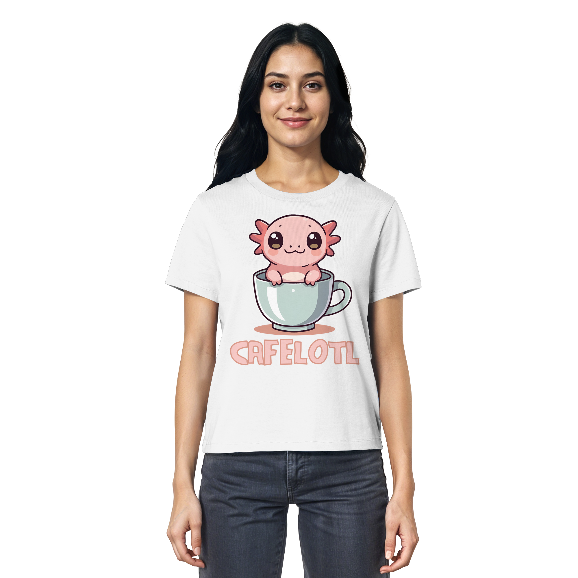 Süßes Axelotl - Ladies Organic Shirt