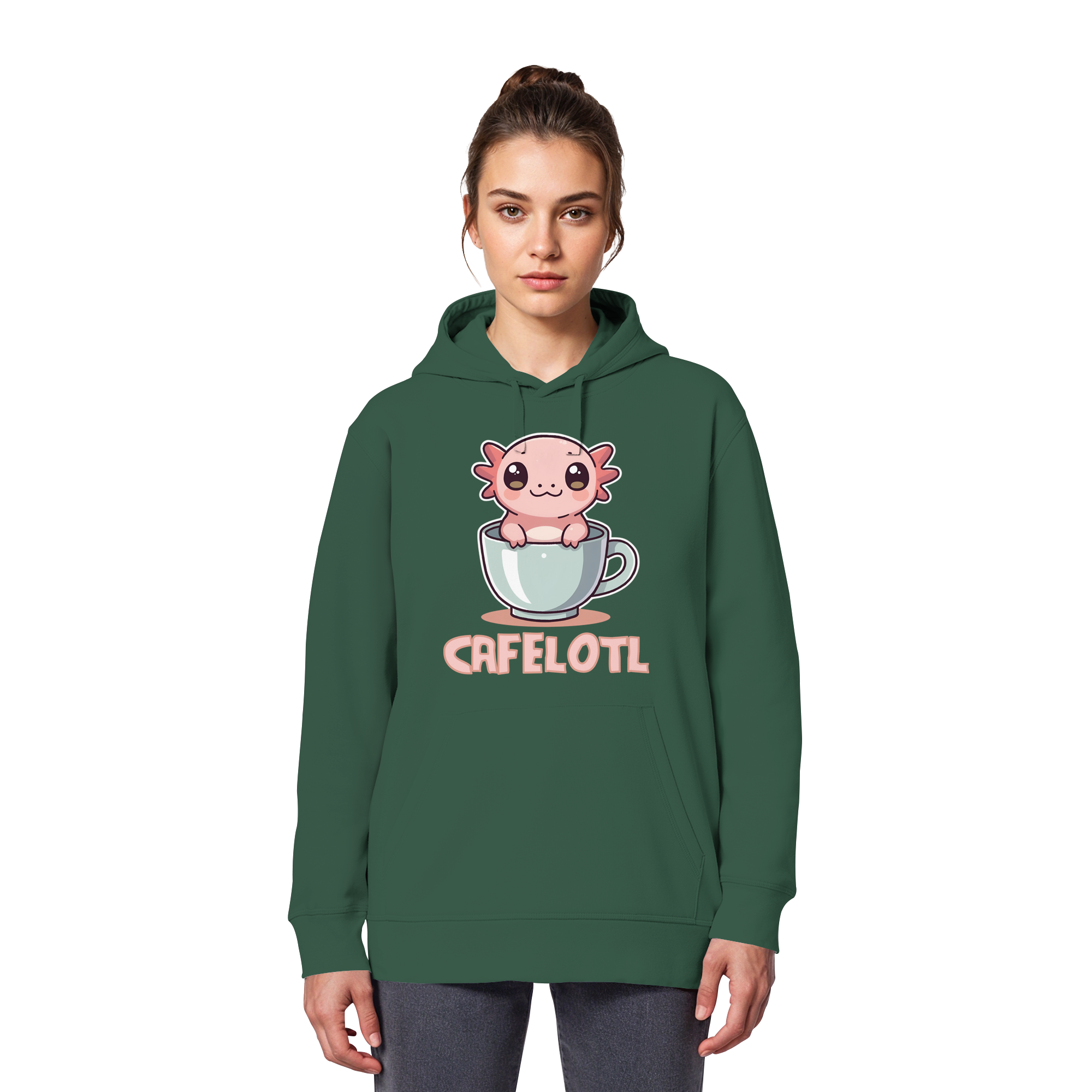 Süßes Axelotl - Organic Basic Hoodie