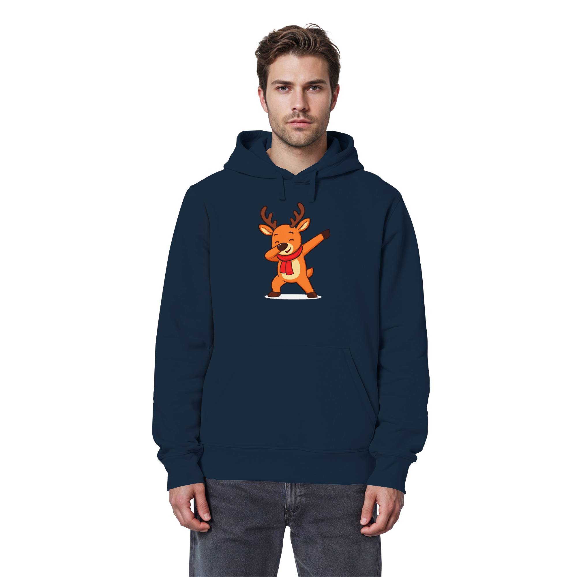 Dabbendes Rentier - Organic Basic Hoodie
