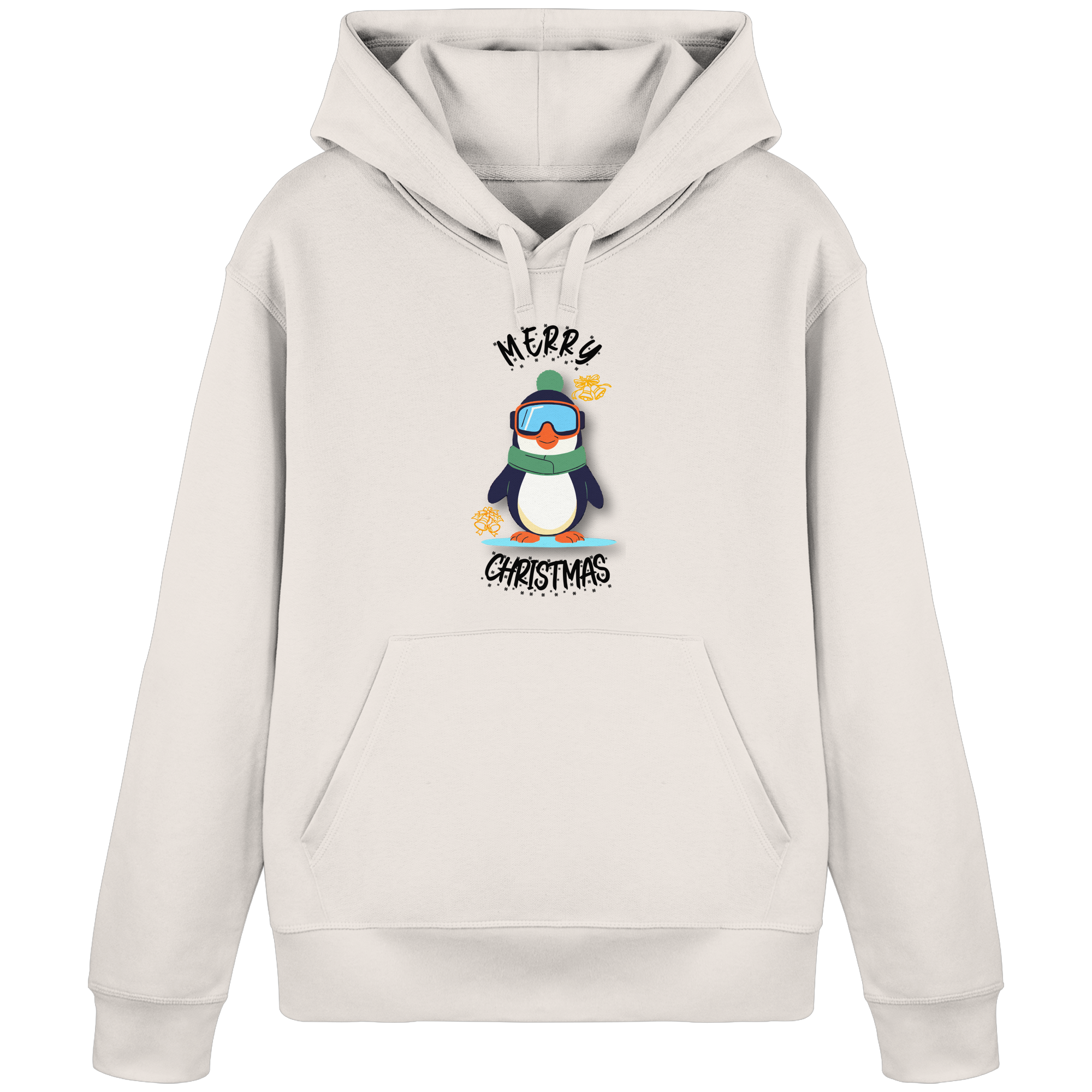 Pinguin mit Skibrille - Organic Basic Hoodie