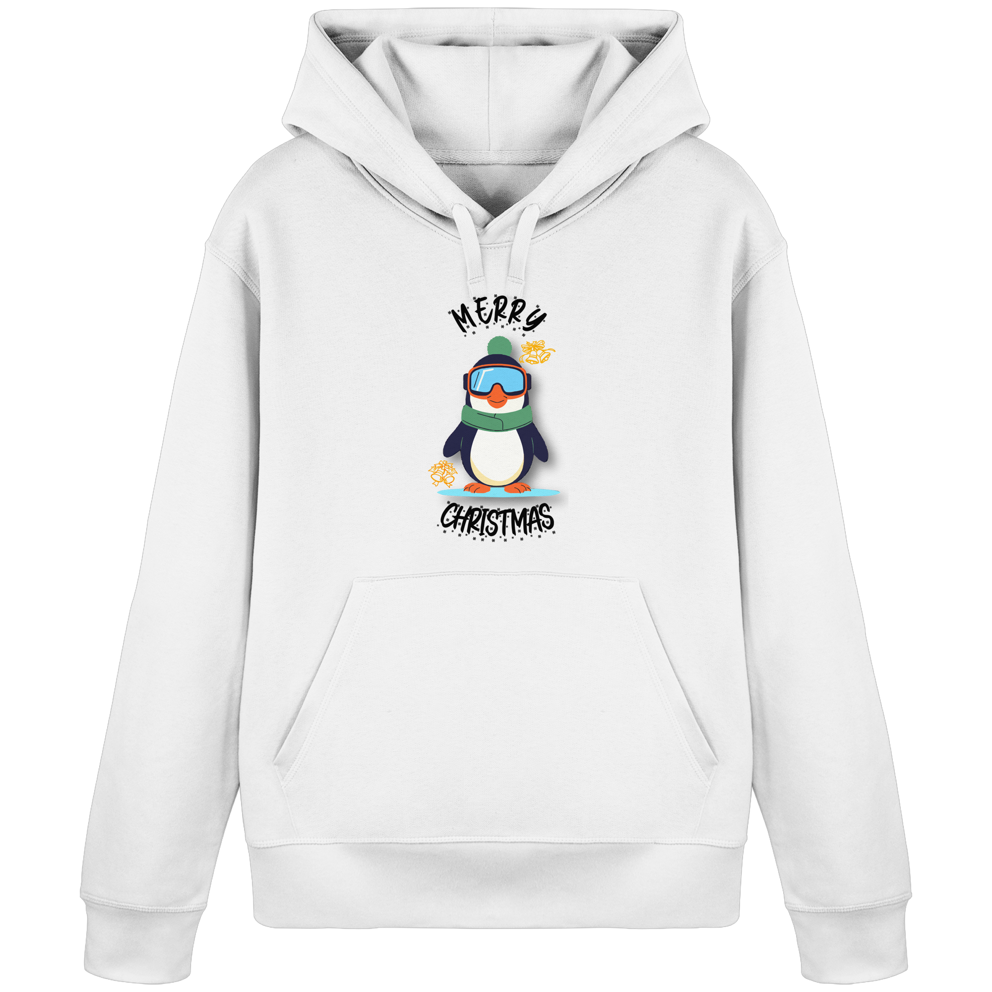 Pinguin mit Skibrille - Organic Basic Hoodie