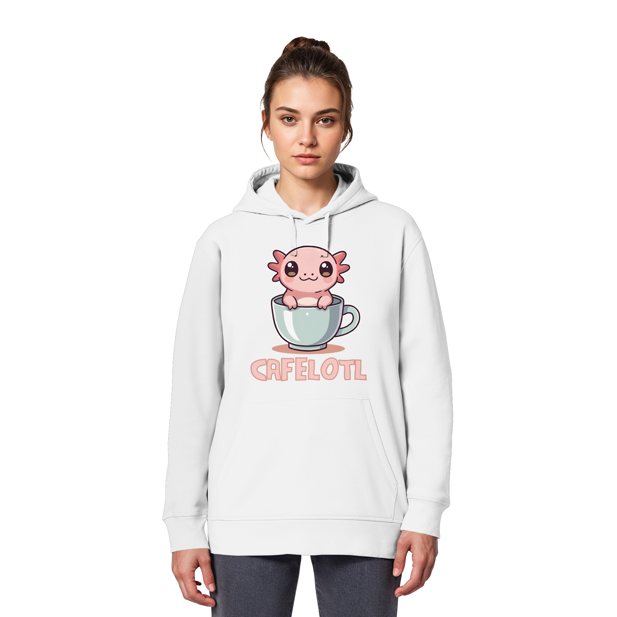 Süßes Axelotl - Organic Basic Hoodie