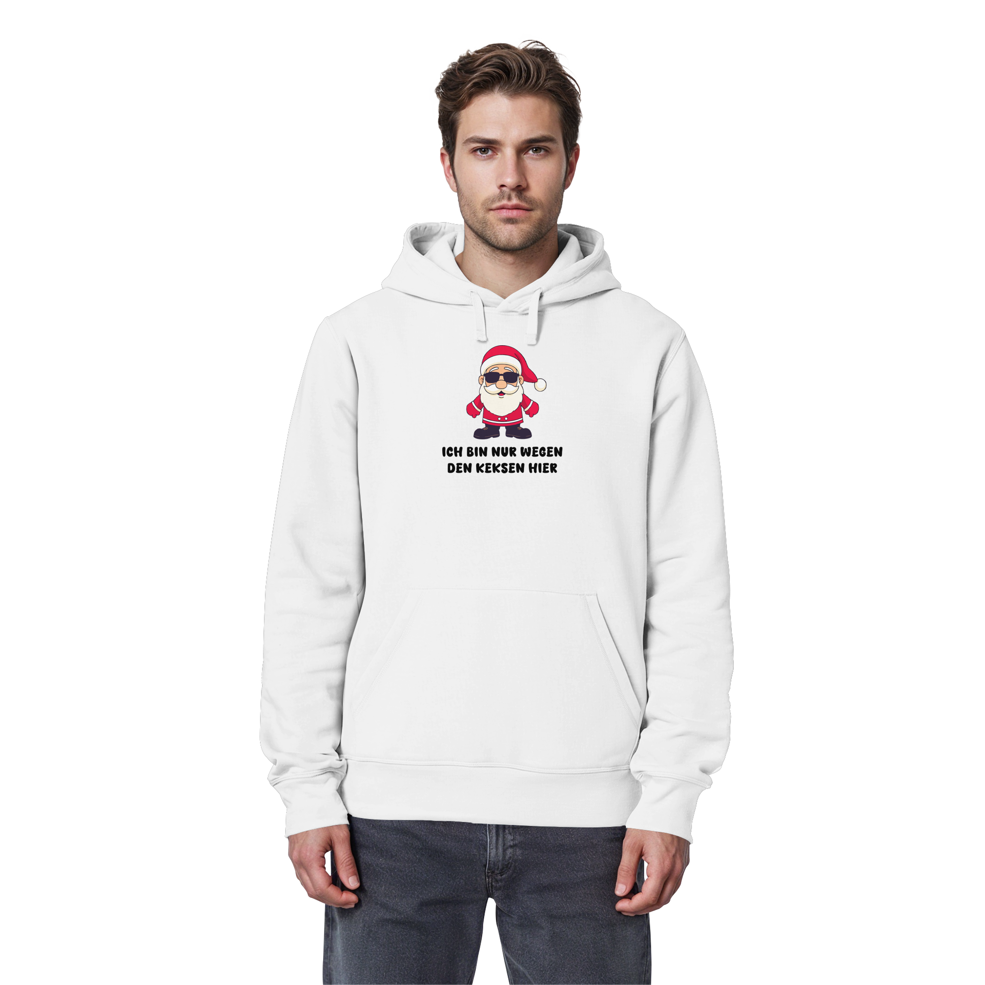 Cooler Weihnachtsmann - Organic Basic Hoodie