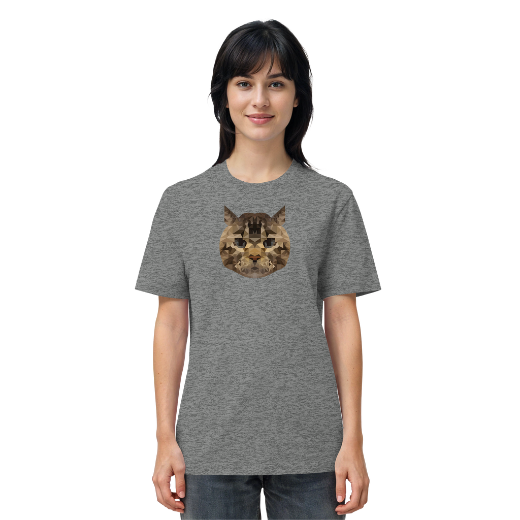 Katze im Polygon-Stil - Organic Shirt