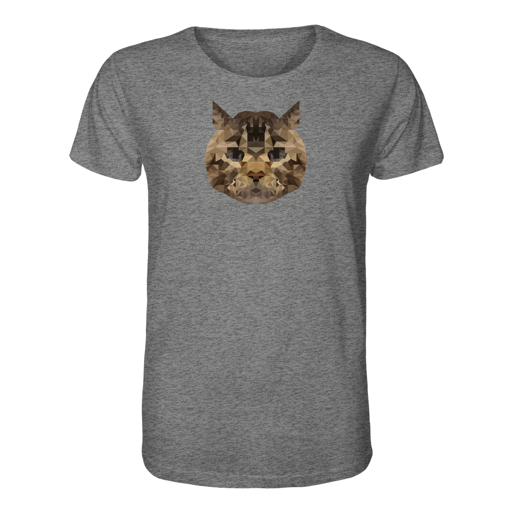 Katze im Polygon-Stil - Organic Shirt